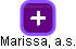 Marissa, a.s. - náhled vizuálního zobrazení vztahů obchodního rejstříku