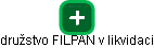 družstvo FILPAN v likvidaci - náhled vizuálního zobrazení vztahů obchodního rejstříku