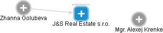 J&S Real Estate s.r.o. - náhled vizuálního zobrazení vztahů obchodního rejstříku
