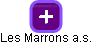 Les Marrons a.s. - náhled vizuálního zobrazení vztahů obchodního rejstříku