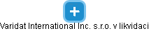 Varidat International Inc. s.r.o. v likvidaci - náhled vizuálního zobrazení vztahů obchodního rejstříku