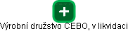 Výrobní družstvo CEBO, v likvidaci - náhled vizuálního zobrazení vztahů obchodního rejstříku