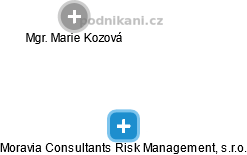 Moravia Consultants Risk Management, s.r.o. - náhled vizuálního zobrazení vztahů obchodního rejstříku