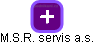 M.S.R. servis a.s. - náhled vizuálního zobrazení vztahů obchodního rejstříku