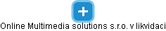 Online Multimedia solutions s.r.o. v likvidaci - náhled vizuálního zobrazení vztahů obchodního rejstříku