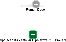 Společenství vlastníků Tupolevova 713, Praha 9 - náhled vizuálního zobrazení vztahů obchodního rejstříku