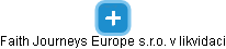 Faith Journeys Europe s.r.o. v likvidaci - náhled vizuálního zobrazení vztahů obchodního rejstříku