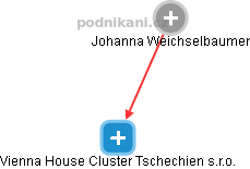 Vienna House Cluster Tschechien s.r.o. - náhled vizuálního zobrazení vztahů obchodního rejstříku