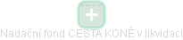 Nadační fond CESTA KONĚ v likvidaci - náhled vizuálního zobrazení vztahů obchodního rejstříku