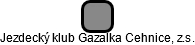 Jezdecký klub Gazalka Cehnice, z.s. - náhled vizuálního zobrazení vztahů obchodního rejstříku