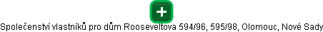 Společenství vlastníků pro dům Rooseveltova 594/96, 595/98, Olomouc, Nové Sady - náhled vizuálního zobrazení vztahů obchodního rejstříku