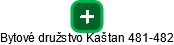 Bytové družstvo Kaštan 481-482 - náhled vizuálního zobrazení vztahů obchodního rejstříku
