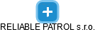 RELIABLE PATROL s.r.o. - náhled vizuálního zobrazení vztahů obchodního rejstříku