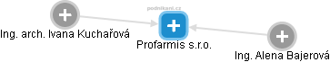 Profarmis s.r.o. - náhled vizuálního zobrazení vztahů obchodního rejstříku