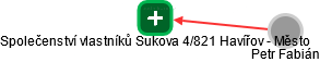 Společenství vlastníků Sukova 4/821 Havířov - Město - náhled vizuálního zobrazení vztahů obchodního rejstříku