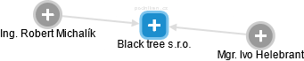 Black tree s.r.o. - náhled vizuálního zobrazení vztahů obchodního rejstříku