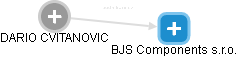 BJS Components s.r.o. - náhled vizuálního zobrazení vztahů obchodního rejstříku