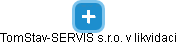 TomStav-SERVIS s.r.o. v likvidaci - náhled vizuálního zobrazení vztahů obchodního rejstříku