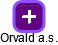 Orvald a.s. - náhled vizuálního zobrazení vztahů obchodního rejstříku