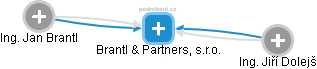 Brantl & Partners, s.r.o. - náhled vizuálního zobrazení vztahů obchodního rejstříku