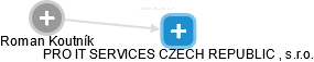 PRO IT SERVICES CZECH REPUBLIC , s.r.o. - náhled vizuálního zobrazení vztahů obchodního rejstříku