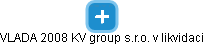 VLADA 2008 KV group s.r.o. v likvidaci - náhled vizuálního zobrazení vztahů obchodního rejstříku
