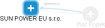 SUN POWER EU s.r.o. - náhled vizuálního zobrazení vztahů obchodního rejstříku