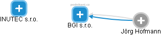 BGI s.r.o. - náhled vizuálního zobrazení vztahů obchodního rejstříku