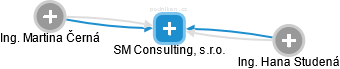 SM Consulting, s.r.o. - náhled vizuálního zobrazení vztahů obchodního rejstříku