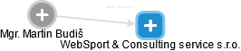 WebSport & Consulting service s.r.o. - náhled vizuálního zobrazení vztahů obchodního rejstříku