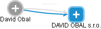 DAVID OBAL s.r.o. - náhled vizuálního zobrazení vztahů obchodního rejstříku