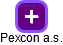 Pexcon a.s. - náhled vizuálního zobrazení vztahů obchodního rejstříku