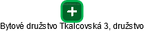 Bytové družstvo Tkalcovská 3, družstvo - náhled vizuálního zobrazení vztahů obchodního rejstříku