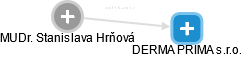 DERMA PRIMA s.r.o. - náhled vizuálního zobrazení vztahů obchodního rejstříku