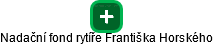 Nadační fond rytíře Františka Horského - náhled vizuálního zobrazení vztahů obchodního rejstříku
