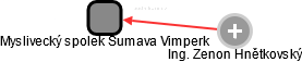 Myslivecký spolek Šumava Vimperk - náhled vizuálního zobrazení vztahů obchodního rejstříku