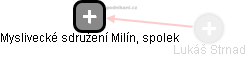 Myslivecké sdružení Milín, spolek - náhled vizuálního zobrazení vztahů obchodního rejstříku