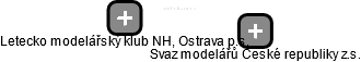 Letecko modelářský klub NH, Ostrava p.s. - náhled vizuálního zobrazení vztahů obchodního rejstříku