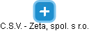 C.S.V. - Zeta, spol. s r.o. - náhled vizuálního zobrazení vztahů obchodního rejstříku