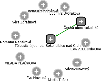 Tělocvičná jednota Sokol Libice nad Cidlinou - náhled vizuálního zobrazení vztahů obchodního rejstříku