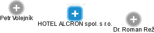 HOTEL ALCRON spol. s r.o. - náhled vizuálního zobrazení vztahů obchodního rejstříku