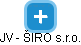 JV - ŠIRO s.r.o. - náhled vizuálního zobrazení vztahů obchodního rejstříku