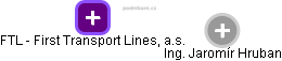 FTL - First Transport Lines, a.s. - náhled vizuálního zobrazení vztahů obchodního rejstříku