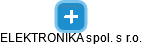 ELEKTRONIKA spol. s r.o. - náhled vizuálního zobrazení vztahů obchodního rejstříku