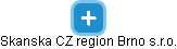 Skanska CZ region Brno s.r.o. - náhled vizuálního zobrazení vztahů obchodního rejstříku
