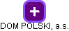 DOM POLSKI, a.s. - náhled vizuálního zobrazení vztahů obchodního rejstříku