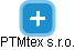 PTMtex s.r.o. - náhled vizuálního zobrazení vztahů obchodního rejstříku