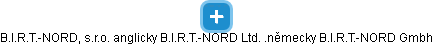 B.I.R.T.-NORD, s.r.o.  anglicky: B.I.R.T.-NORD Ltd.         .německy: B.I.R.T.-NORD Gmbh - náhled vizuálního zobrazení vztahů obchodního rejstříku