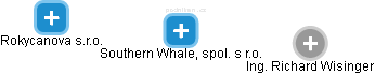Southern Whale, spol. s r.o. - náhled vizuálního zobrazení vztahů obchodního rejstříku