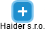 Haider s.r.o. - náhled vizuálního zobrazení vztahů obchodního rejstříku